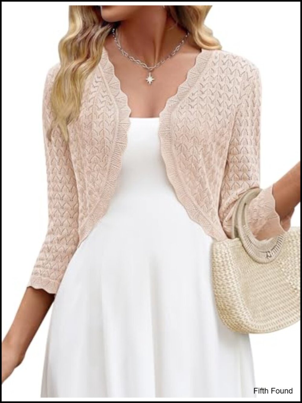 Zeagoo Womens Crochet Bolero Shrug Cropped Cardigan Lightweight Summer